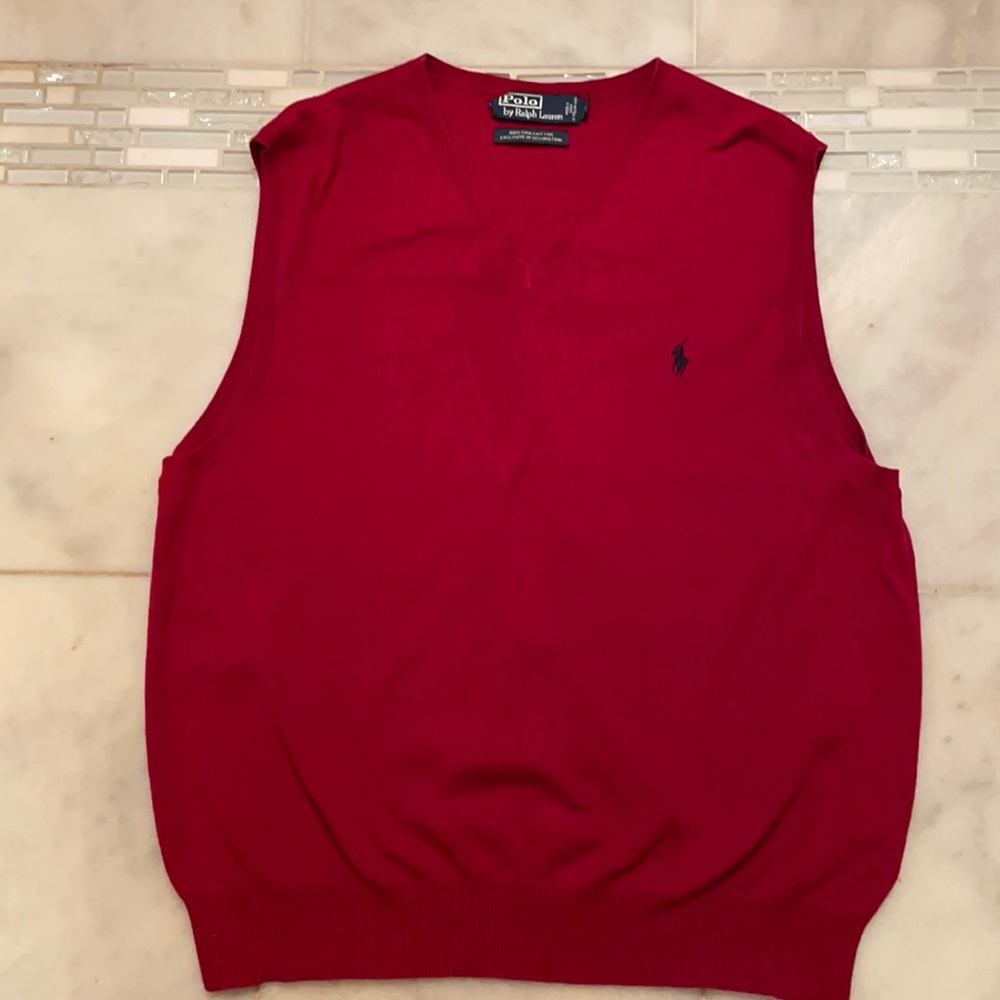 Ralph Lauren Polo V-neck Vest Sweater